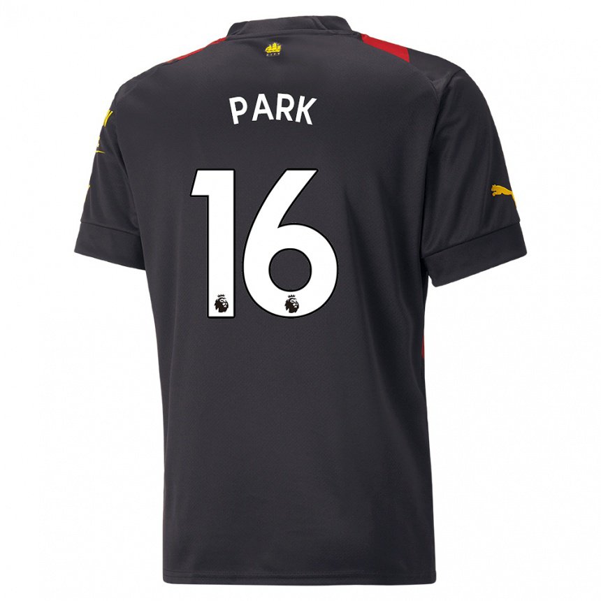 Kinderen Jess Park #16 Zwart Rood Uitshirt Uittenue 2022/23 T-shirt