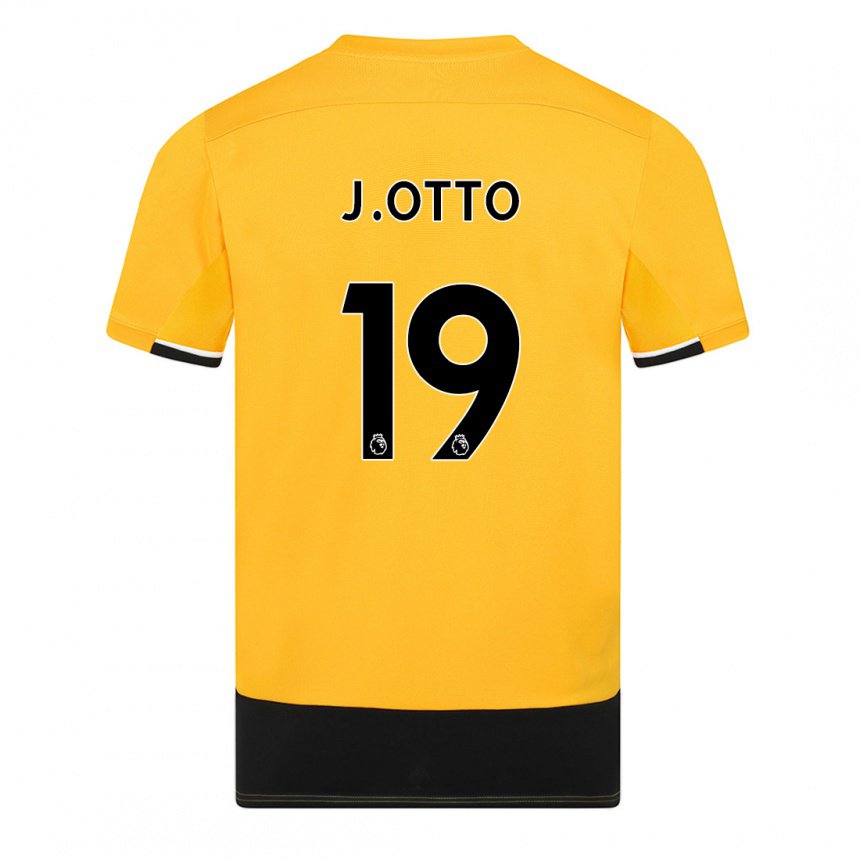 Begroeten lager Negende Dames Jonny Otto #19 Geel Zwart Thuisshirt Thuistenue 2022/23 T-Shirt