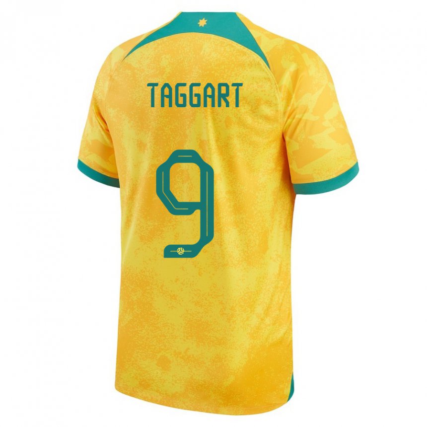 Kinderen Australisch Adam Taggart #9 Gouden Thuisshirt Thuistenue 22-24 T-shirt