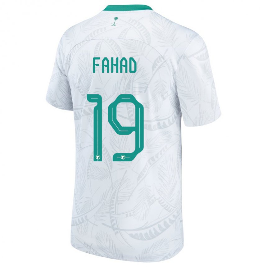 Heren Saoedi-arabisch Fahad Al Muwallad #19 Wit Thuisshirt Thuistenue 22-24 T-shirt