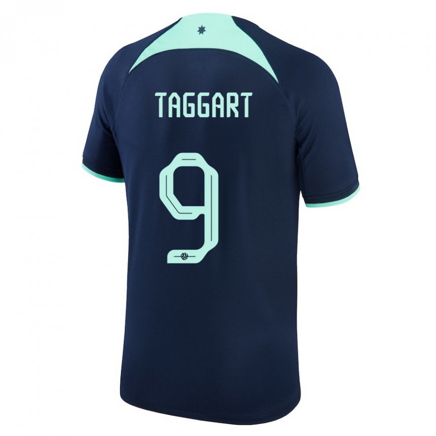 Heren Australisch Adam Taggart #9 Donkerblauw Uitshirt Uittenue 22-24 T-shirt