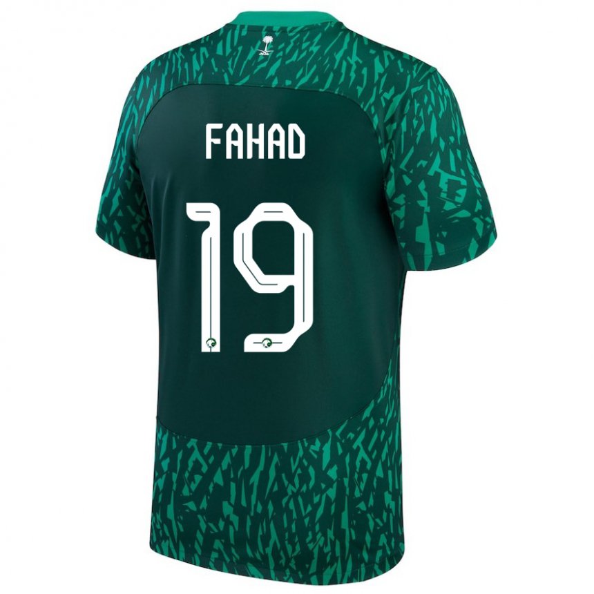 Heren Saoedi-arabisch Fahad Al Muwallad #19 Donkergroen Uitshirt Uittenue 22-24 T-shirt
