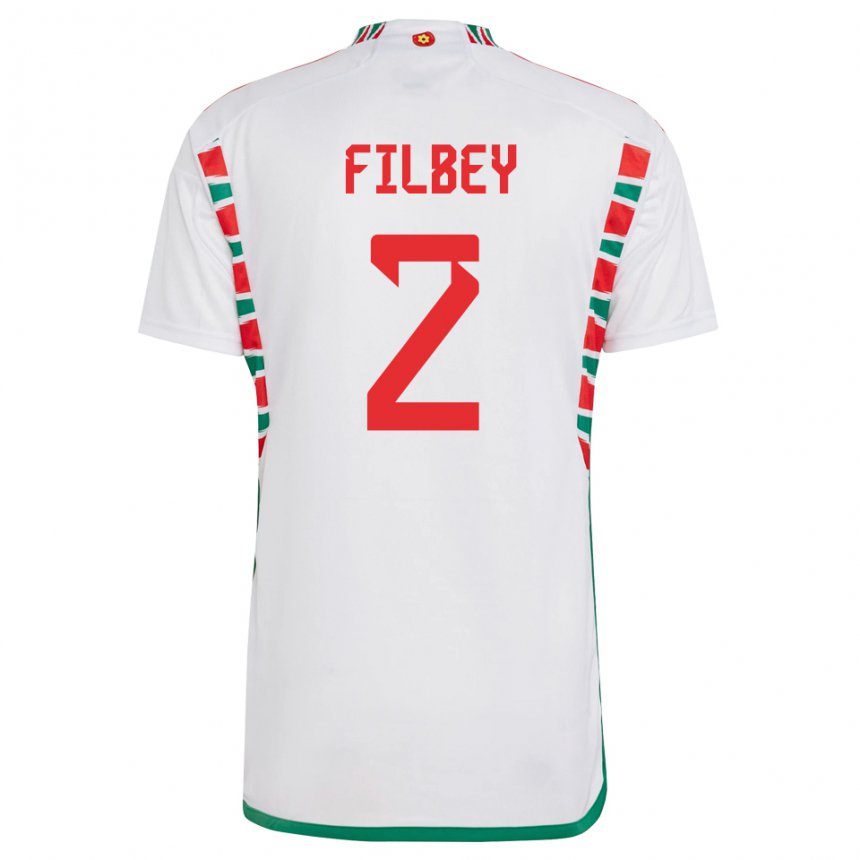 Kinderen Welsh Anna Filbey #2 Wit Uitshirt Uittenue 22-24 T-shirt
