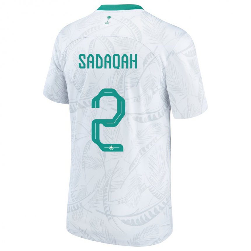 Heren Saoedi-arabisch Bayan Sadaqah #2 Wit Thuisshirt Thuistenue 22-24 T-shirt