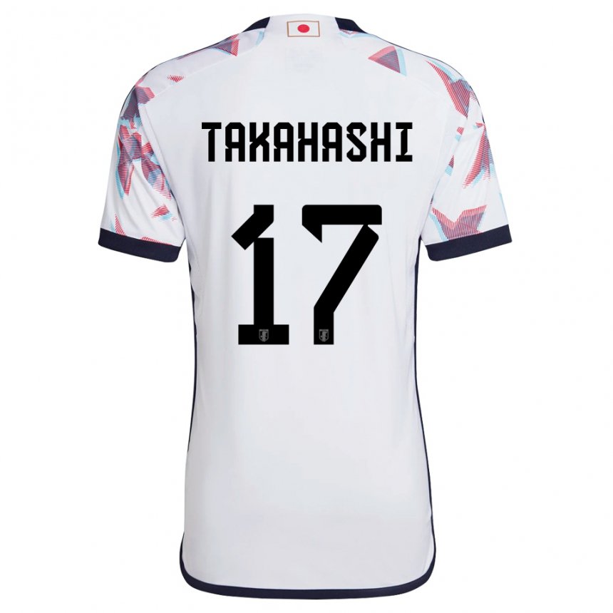 Dames Japans Hana Takahashi #17 Wit Uitshirt Uittenue 22-24 T-shirt