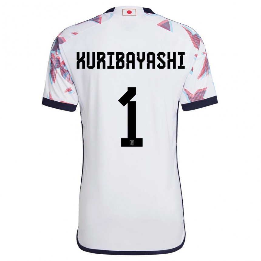 Dames Japans Hayato Kuribayashi #1 Wit Uitshirt Uittenue 22-24 T-shirt