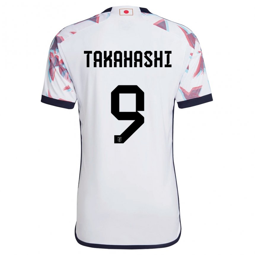 Dames Japans Hikaru Takahashi #9 Wit Uitshirt Uittenue 22-24 T-shirt