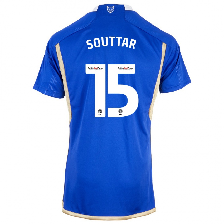 Kinderen Harry Souttar #15 Blauw Thuisshirt Thuistenue 2023/24 T-Shirt