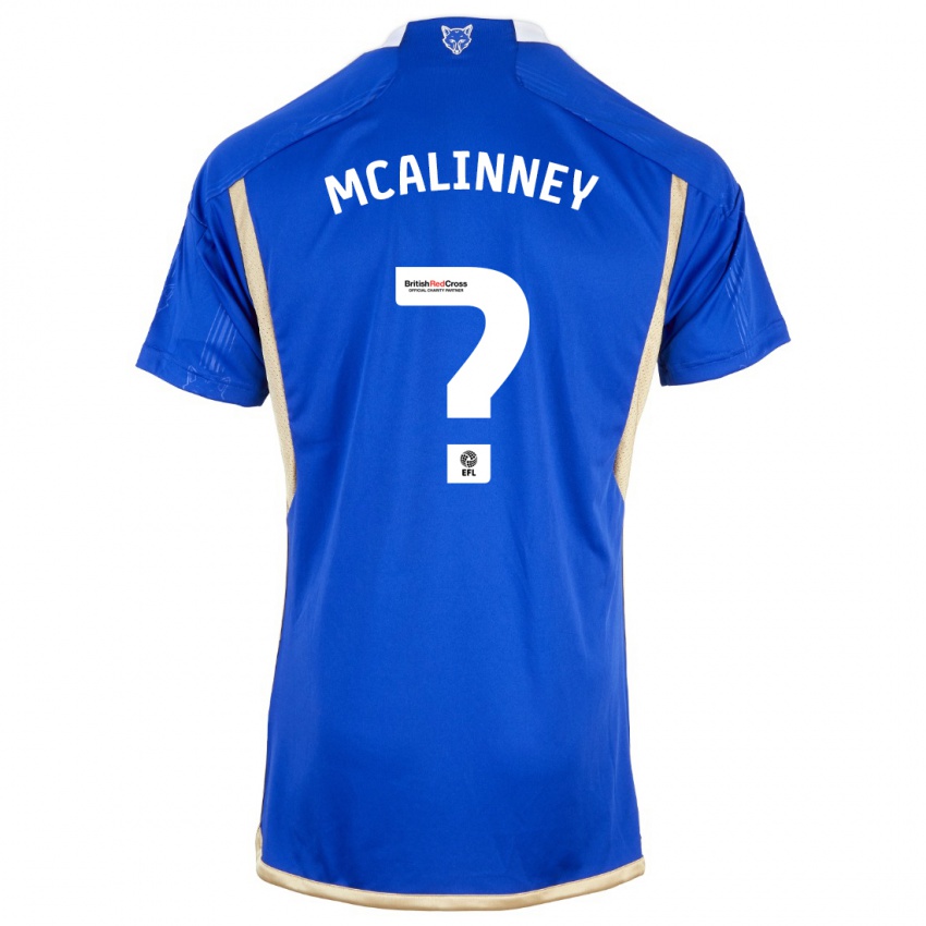 Kinderen Liam Mcalinney #0 Blauw Thuisshirt Thuistenue 2023/24 T-Shirt