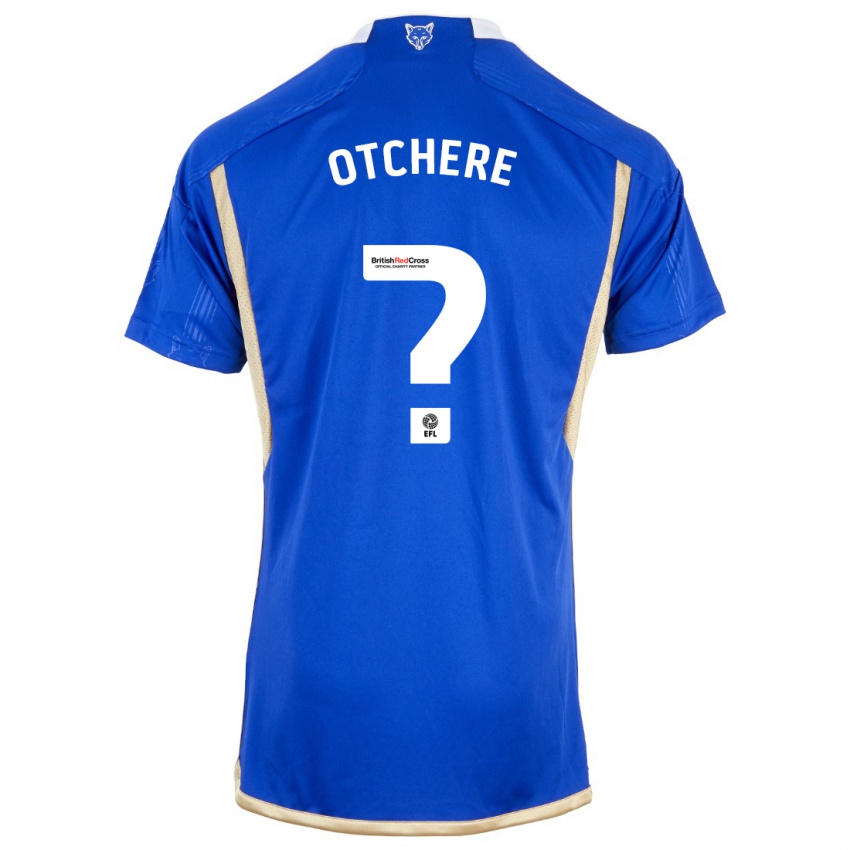 Kinderen Kirsten Otchere #0 Blauw Thuisshirt Thuistenue 2023/24 T-Shirt