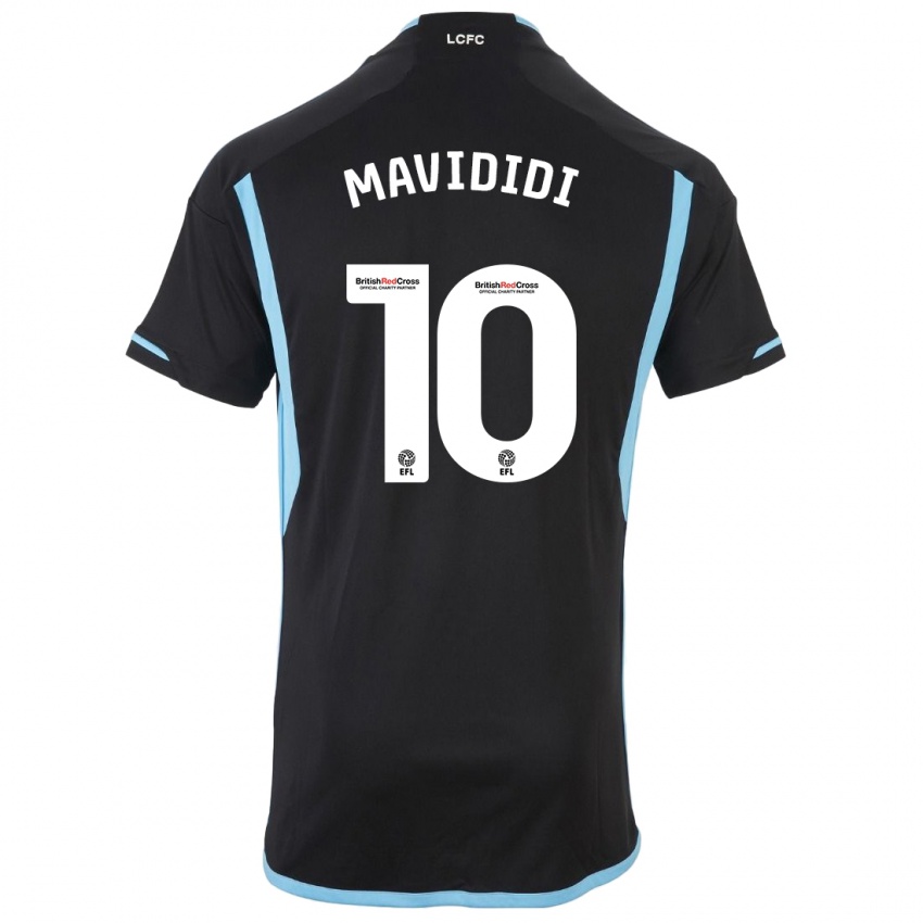 Kinderen Stephy Mavididi #10 Zwart Uitshirt Uittenue 2023/24 T-Shirt