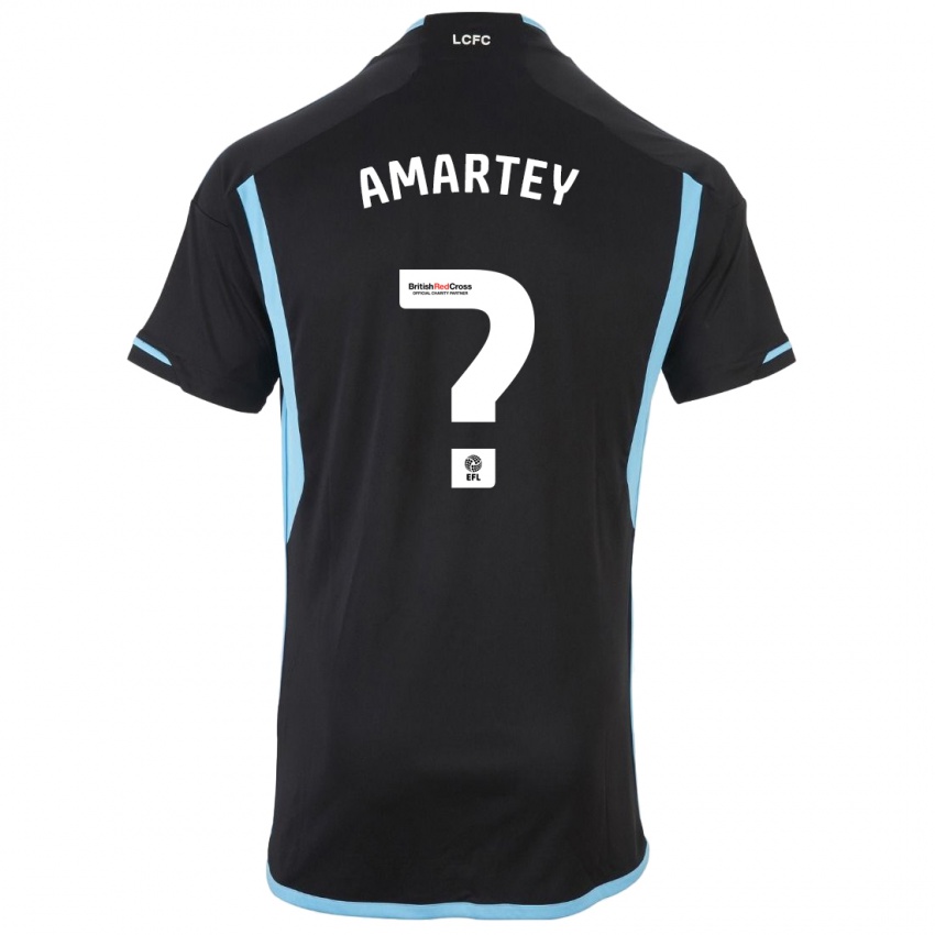 Kinderen Bobby Amartey #0 Zwart Uitshirt Uittenue 2023/24 T-Shirt