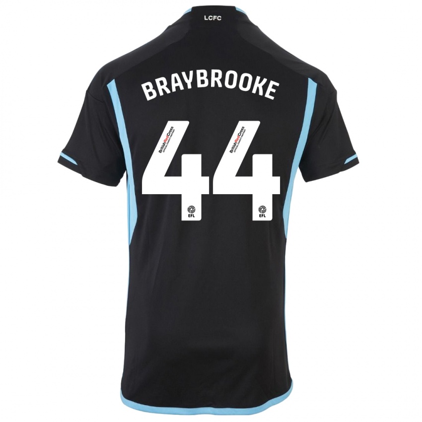 Kinderen Sammy Braybrooke #44 Zwart Uitshirt Uittenue 2023/24 T-Shirt