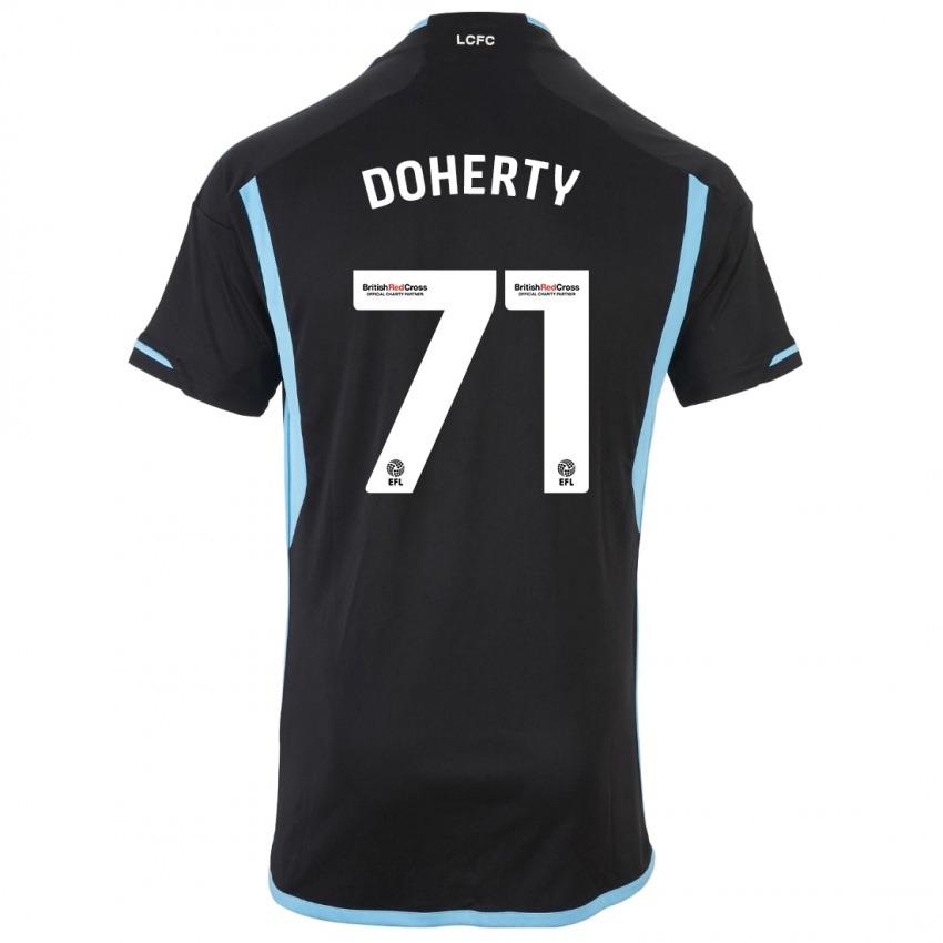 Kinderen Arlo Doherty #71 Zwart Uitshirt Uittenue 2023/24 T-Shirt
