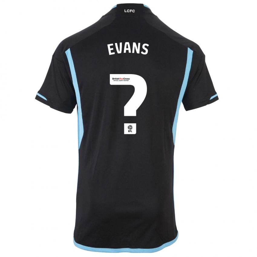 Kinderen Reece Evans #0 Zwart Uitshirt Uittenue 2023/24 T-Shirt
