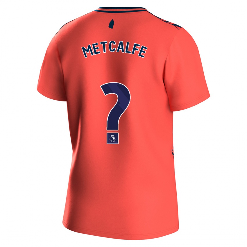 Kinderen Jenson Metcalfe #0 Koraal Uitshirt Uittenue 2023/24 T-Shirt