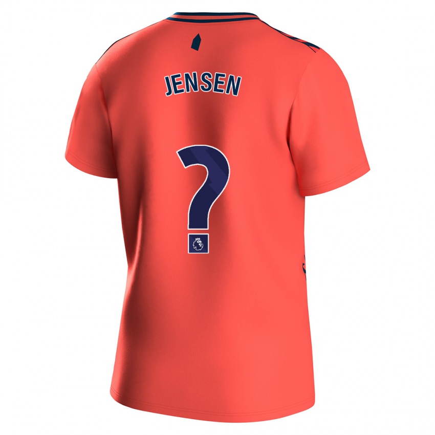 Kinderen Sebastian Jensen #0 Koraal Uitshirt Uittenue 2023/24 T-Shirt
