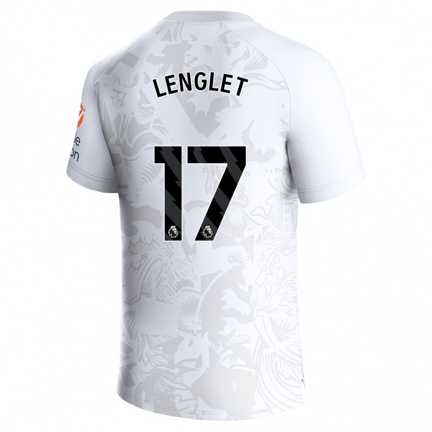 Kinderen Clement Lenglet #17 Wit Uitshirt Uittenue 2023/24 T-Shirt