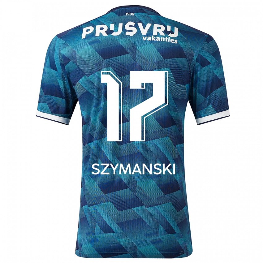 Kinderen Sebastian Szymanski #17 Blauw Uitshirt Uittenue 2023/24 T-Shirt