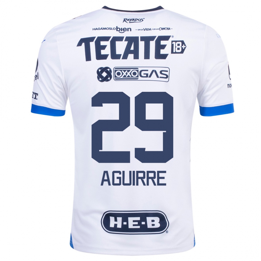 Kinderen Rodrigo Aguirre #29 Wit Uitshirt Uittenue 2023/24 T-Shirt