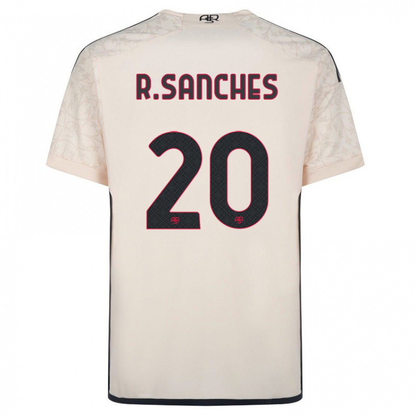 Heren Renato Sanches #20 Gebroken Wit Uitshirt Uittenue 2023/24 T-Shirt