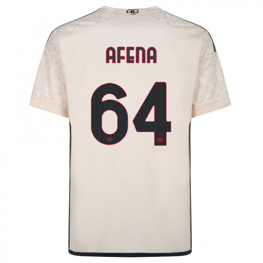 Heren Felix Afena-Gyan #64 Gebroken Wit Uitshirt Uittenue 2023/24 T-Shirt