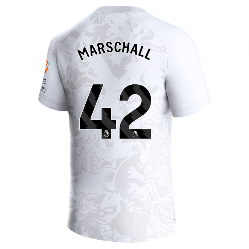 Dames Filip Marschall #42 Wit Uitshirt Uittenue 2023/24 T-Shirt