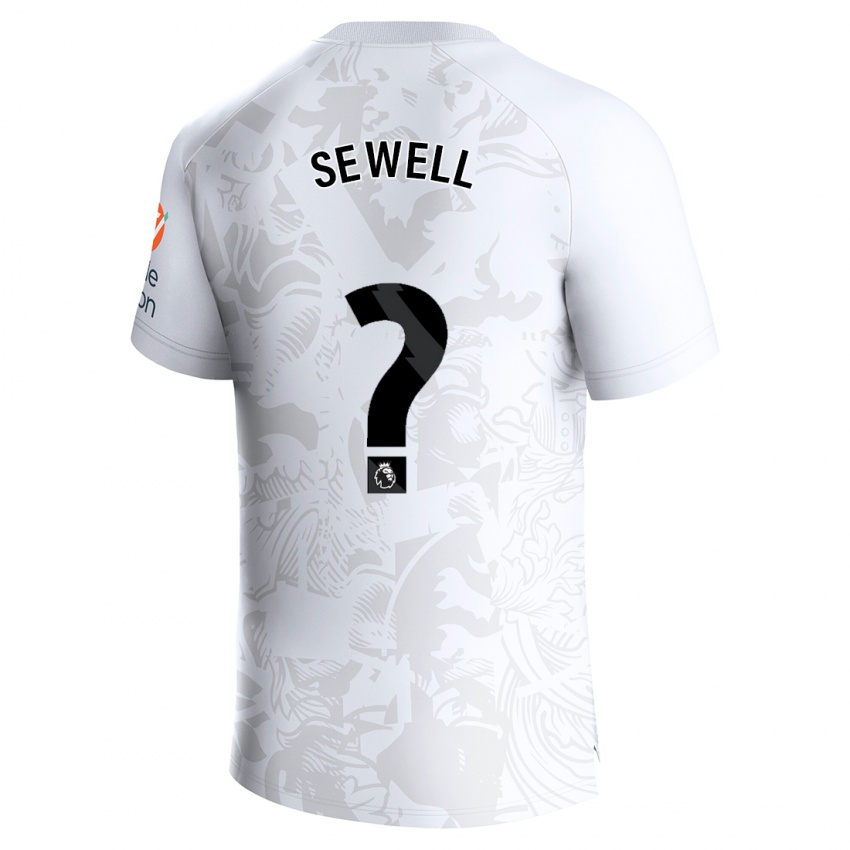 Dames Dewain Sewell #0 Wit Uitshirt Uittenue 2023/24 T-Shirt