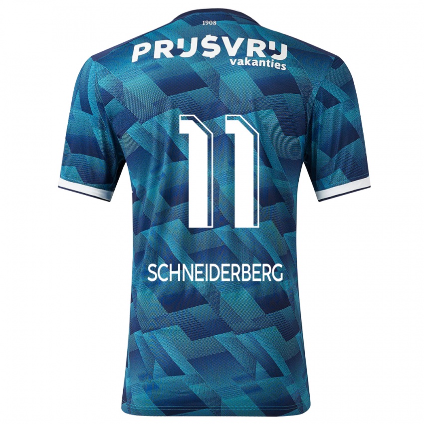 Dames July Schneiderberg #11 Blauw Uitshirt Uittenue 2023/24 T-Shirt