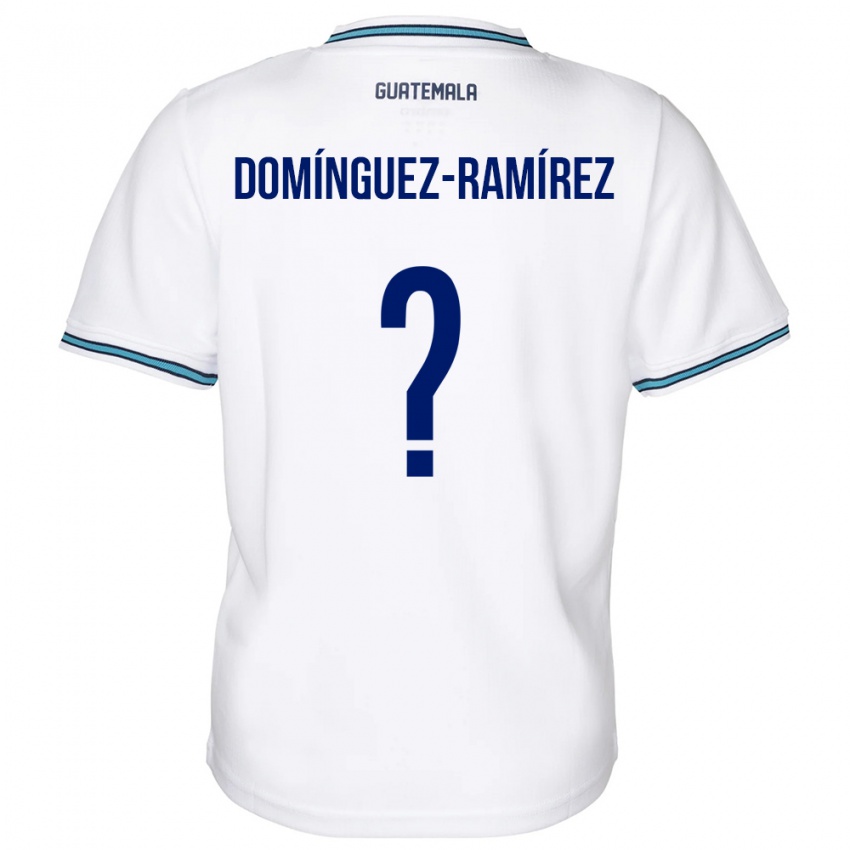 Kinderen Guatemala Marco Domínguez-Ramírez #0 Wit Thuisshirt Thuistenue 24-26 T-Shirt