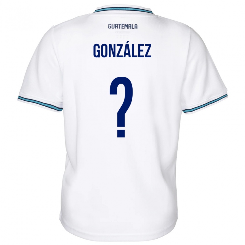 Kinderen Guatemala Erick González #0 Wit Thuisshirt Thuistenue 24-26 T-Shirt