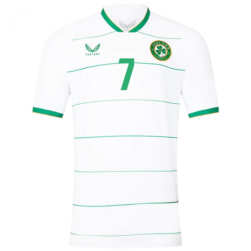 Kinderen Ierland Rocco Vata #7 Wit Uitshirt Uittenue 24-26 T-Shirt