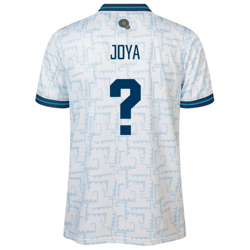 Kinderen El Salvador Marlon Joya #0 Wit Uitshirt Uittenue 24-26 T-Shirt