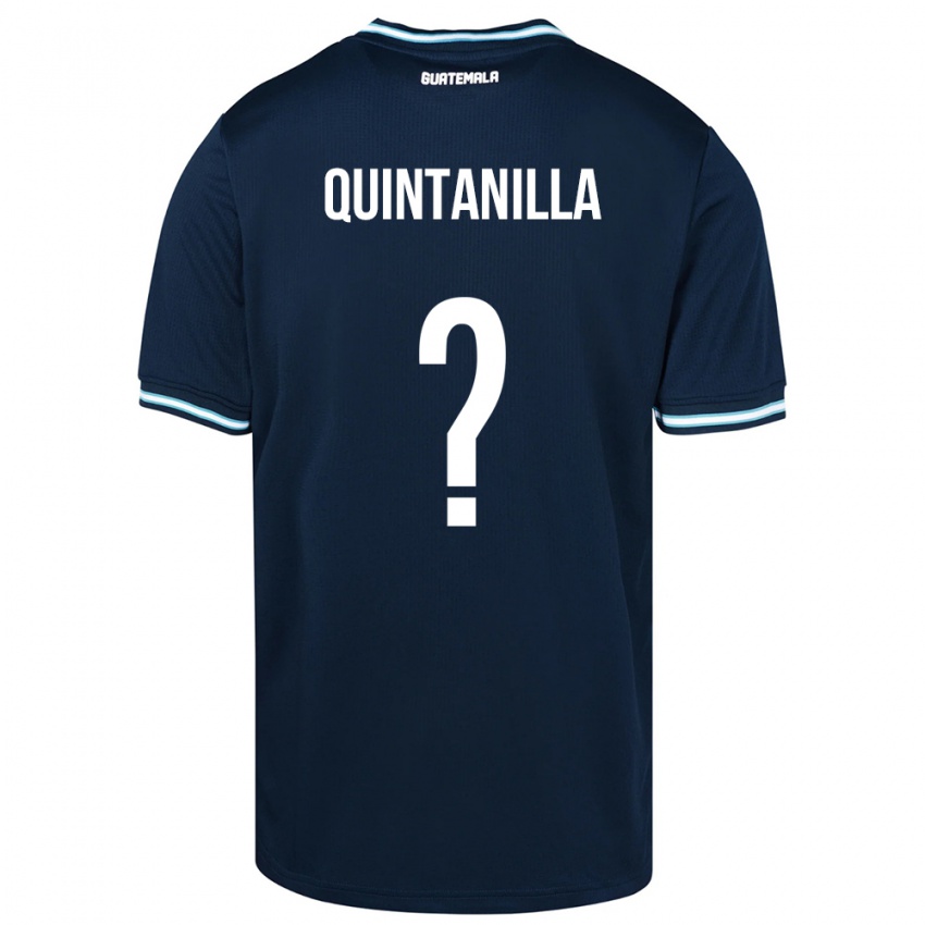 Kinderen Guatemala Anayelli Quintanilla #0 Blauw Uitshirt Uittenue 24-26 T-Shirt