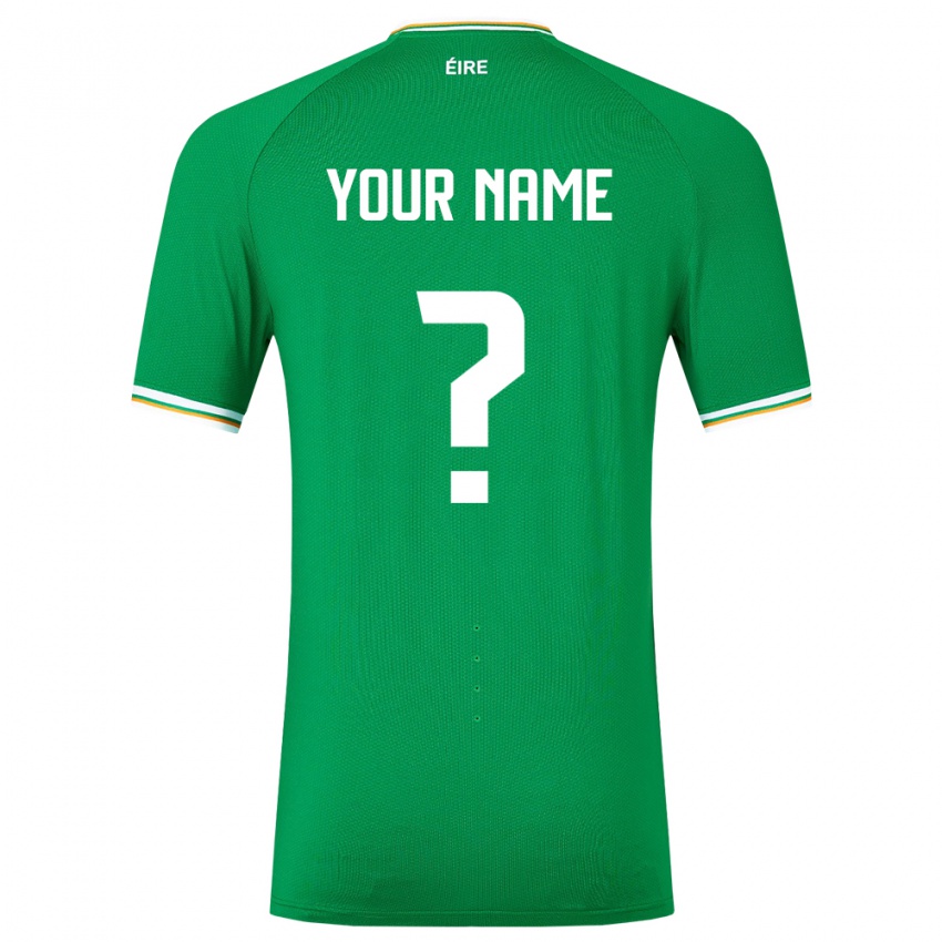 Heren Ierland Uw Naam #0 Groente Thuisshirt Thuistenue 24-26 T-Shirt