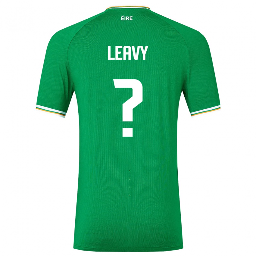 Heren Ierland Kian Leavy #0 Groente Thuisshirt Thuistenue 24-26 T-Shirt