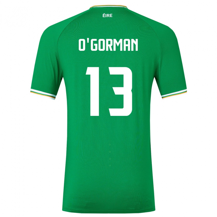 Heren Ierland Áine O'gorman #13 Groente Thuisshirt Thuistenue 24-26 T-Shirt