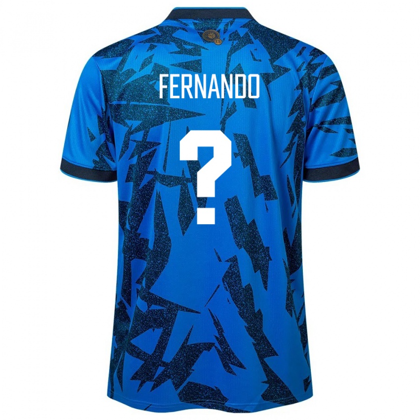 Heren El Salvador Fernando Sánchez #0 Blauw Thuisshirt Thuistenue 24-26 T-Shirt