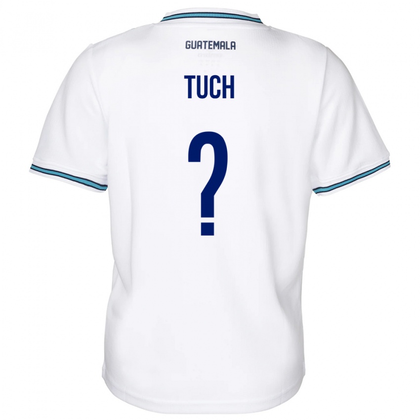 Heren Guatemala Lorenzo Tuch #0 Wit Thuisshirt Thuistenue 24-26 T-Shirt