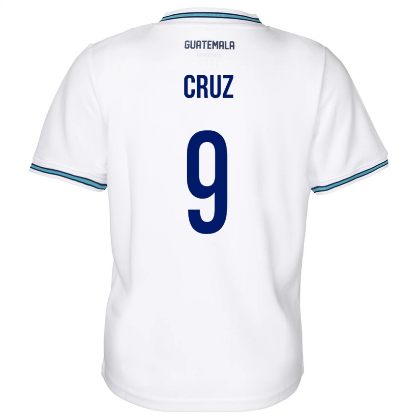 Heren Guatemala Celsa Cruz #9 Wit Thuisshirt Thuistenue 24-26 T-Shirt