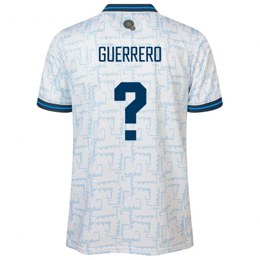 Heren El Salvador Alexander Guerrero #0 Wit Uitshirt Uittenue 24-26 T-Shirt
