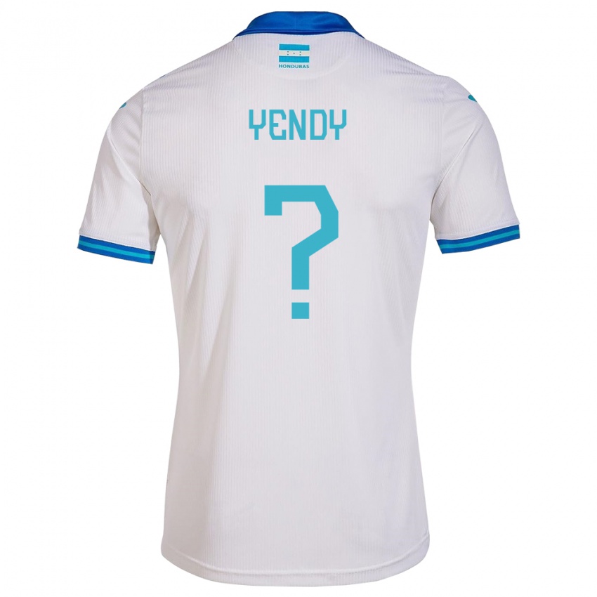 Dames Honduras Yendy Martínez #0 Wit Thuisshirt Thuistenue 24-26 T-Shirt