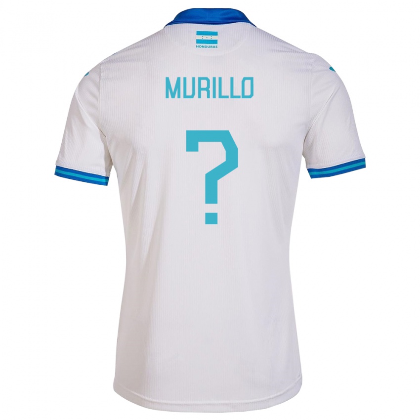Dames Honduras Maria Murillo #0 Wit Thuisshirt Thuistenue 24-26 T-Shirt