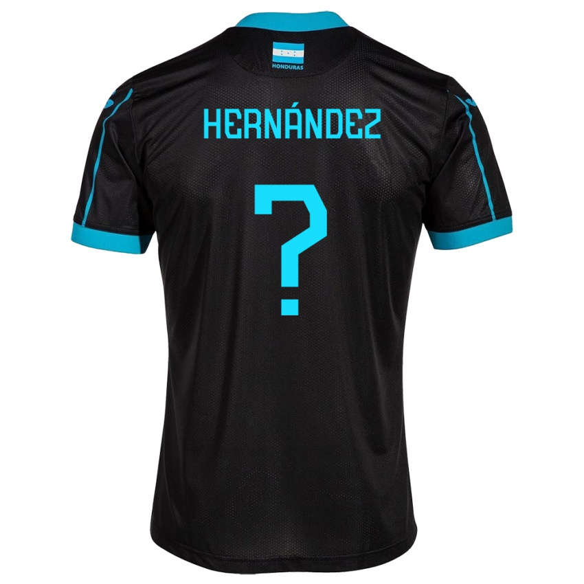 Dames Honduras Riccy Hernández #0 Zwart Uitshirt Uittenue 24-26 T-Shirt
