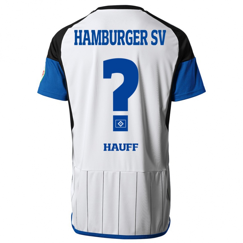 Kinderen Daniel Hauff #0 Wit Thuisshirt Thuistenue 2023/24 T-Shirt