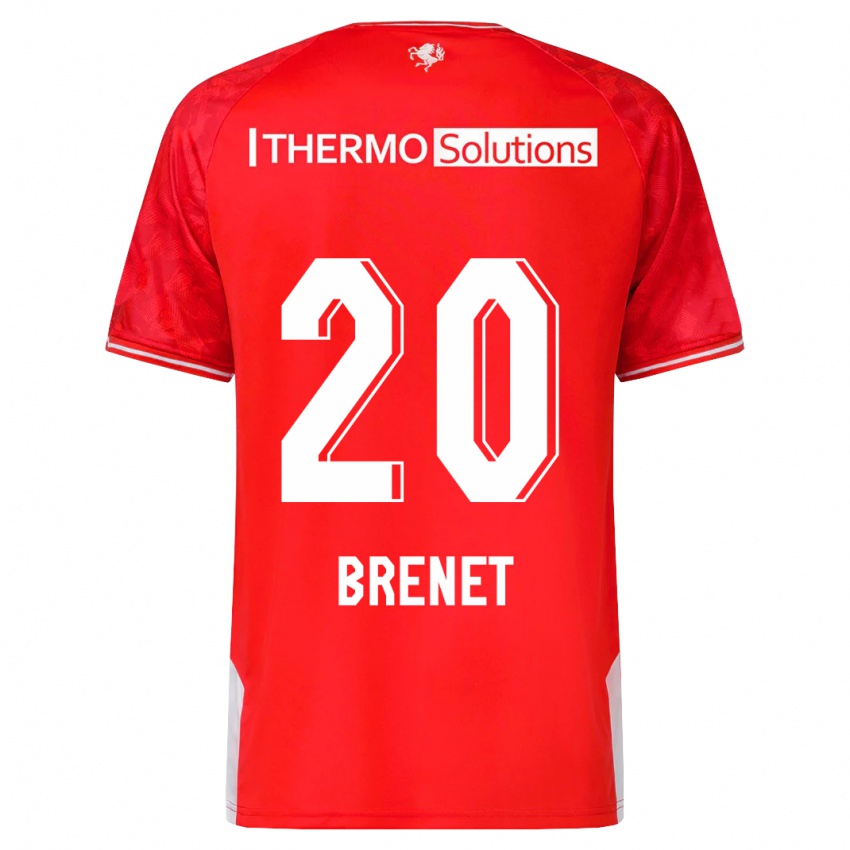 Kinderen Joshua Brenet #20 Rood Thuisshirt Thuistenue 2023/24 T-Shirt