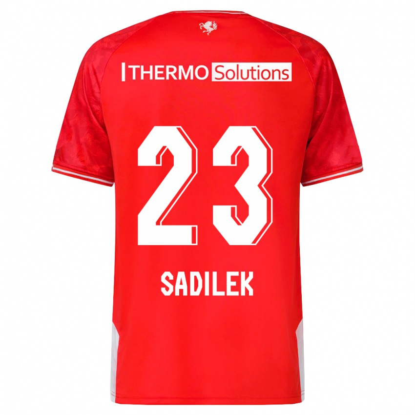 Kinderen Michal Sadilek #23 Rood Thuisshirt Thuistenue 2023/24 T-Shirt