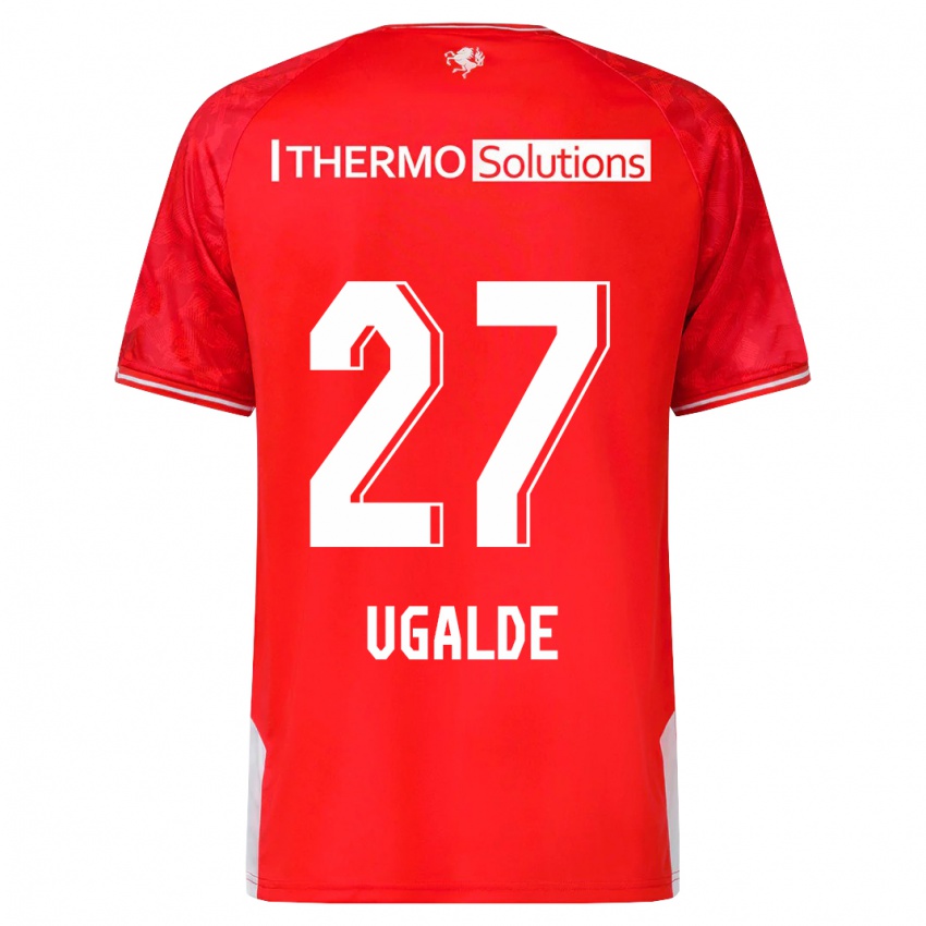 Kinderen Manfred Ugalde #27 Rood Thuisshirt Thuistenue 2023/24 T-Shirt