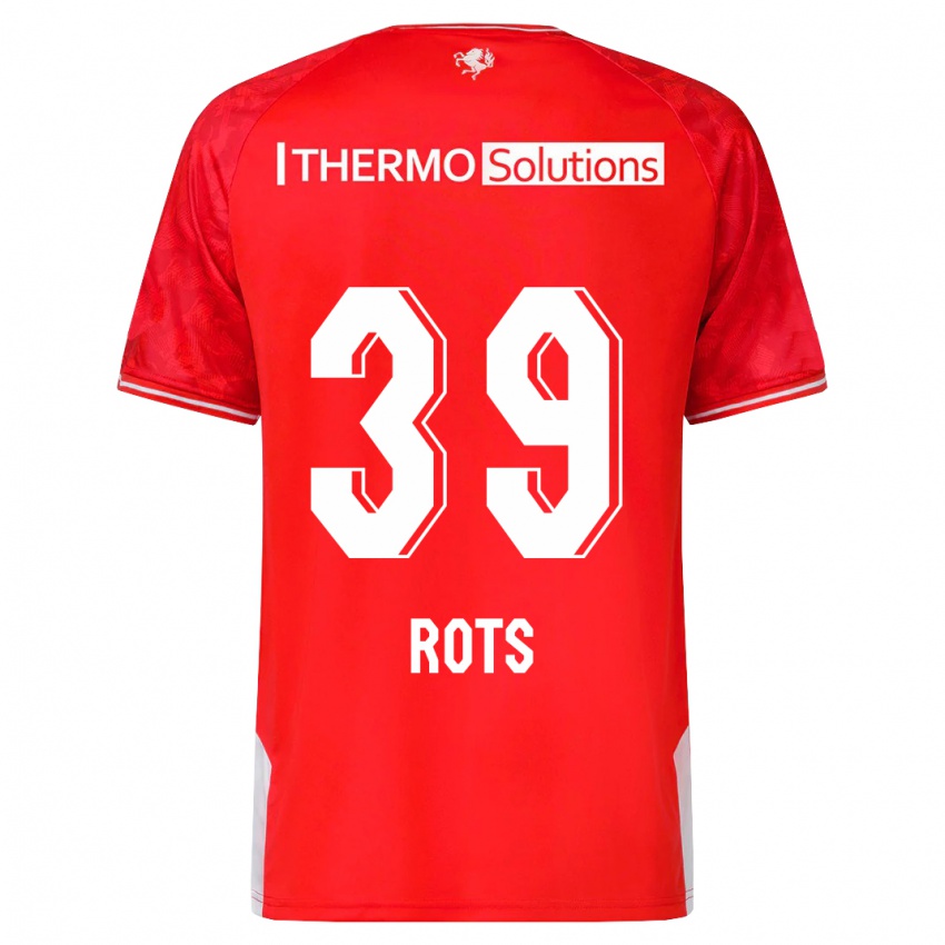 Kinderen Mats Rots #39 Rood Thuisshirt Thuistenue 2023/24 T-Shirt
