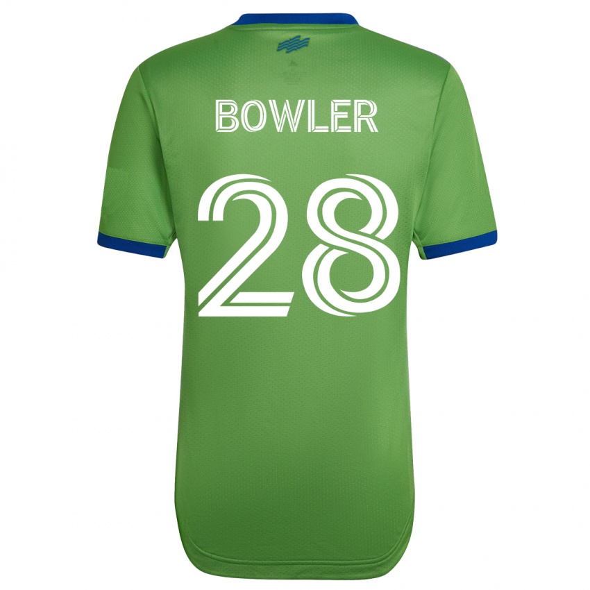 Kinderen Rachel Bowler #28 Groente Thuisshirt Thuistenue 2023/24 T-Shirt